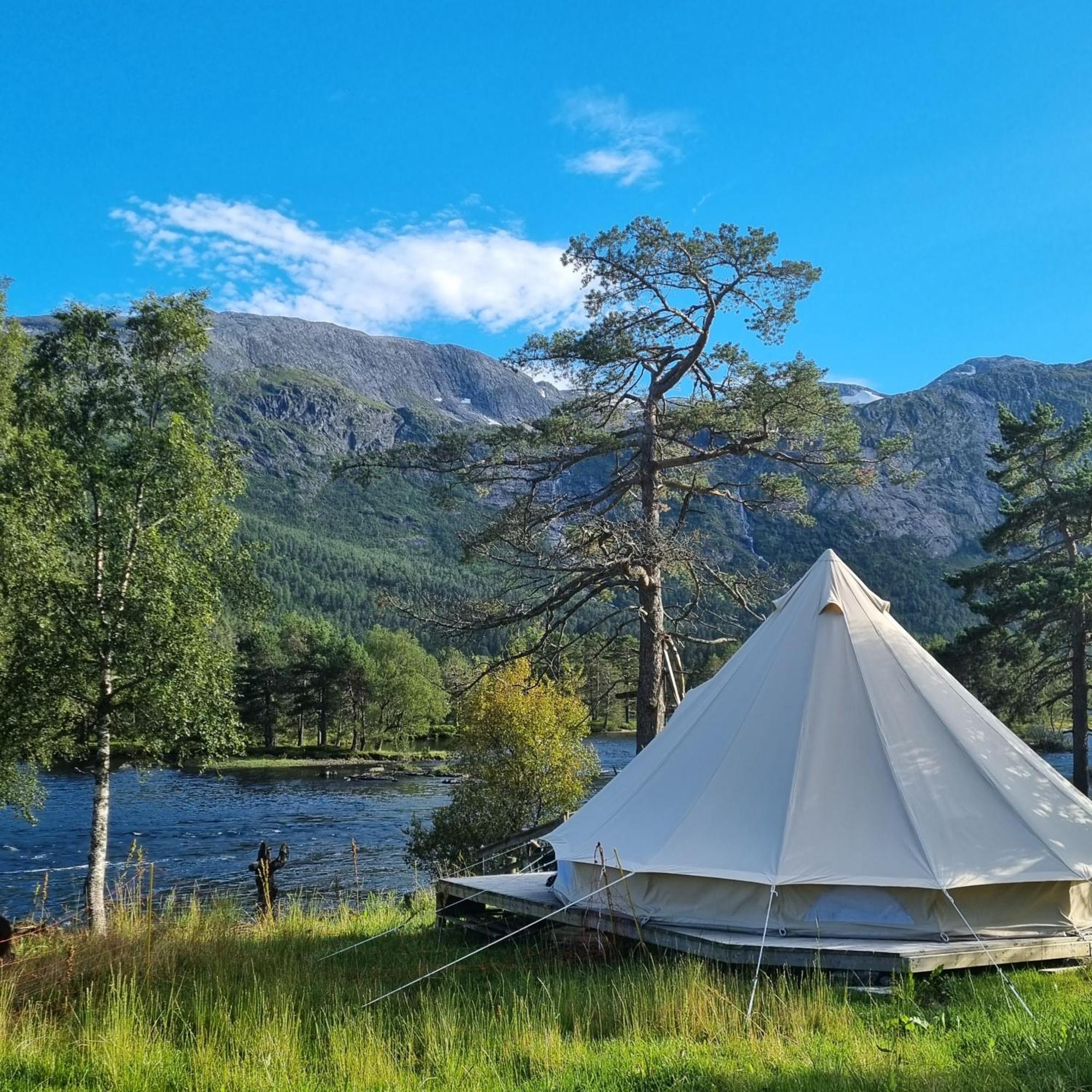 Hotel Flatheim Glamping Viksdalen Exterior foto