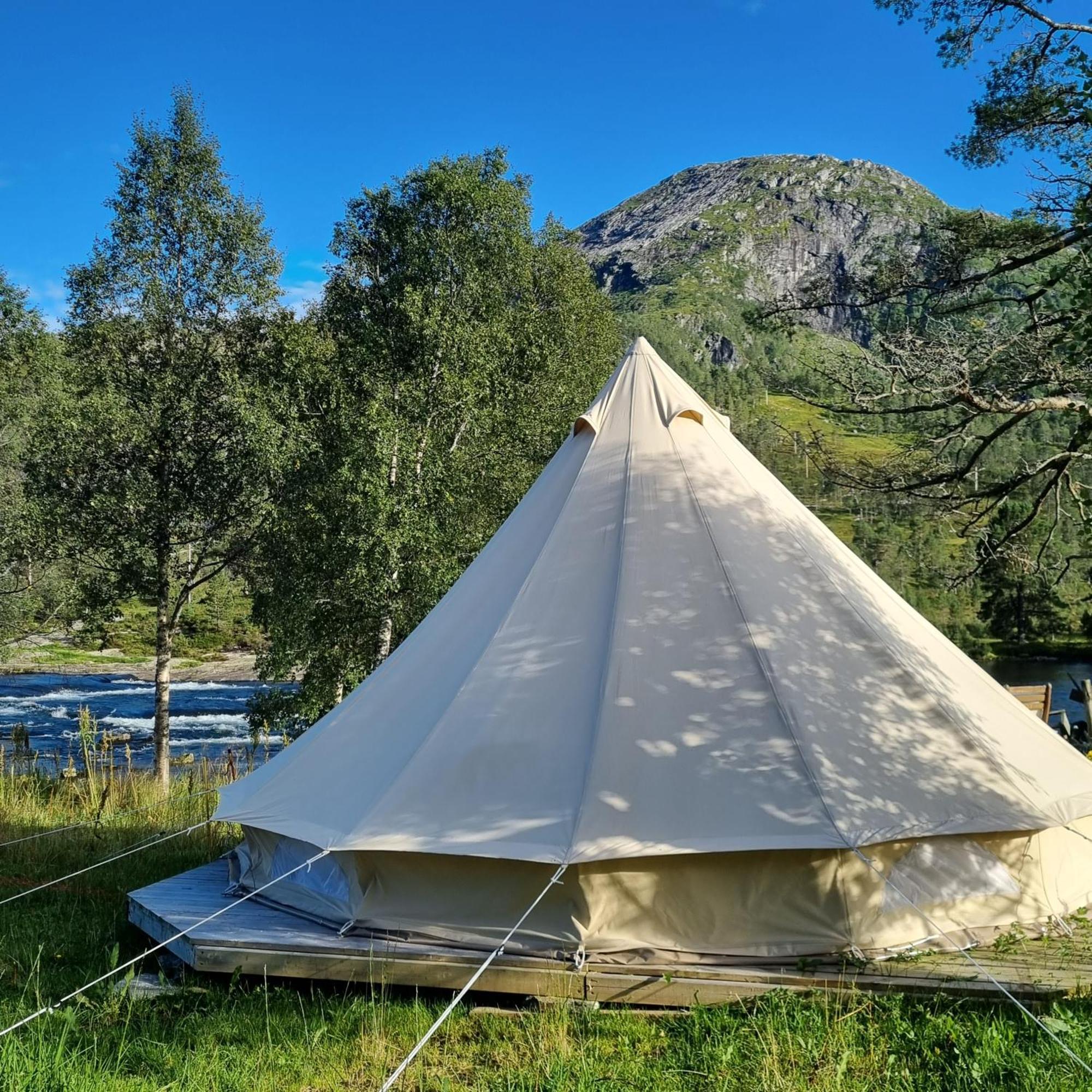 Hotel Flatheim Glamping Viksdalen Exterior foto
